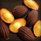 Madeleines coque chocolat